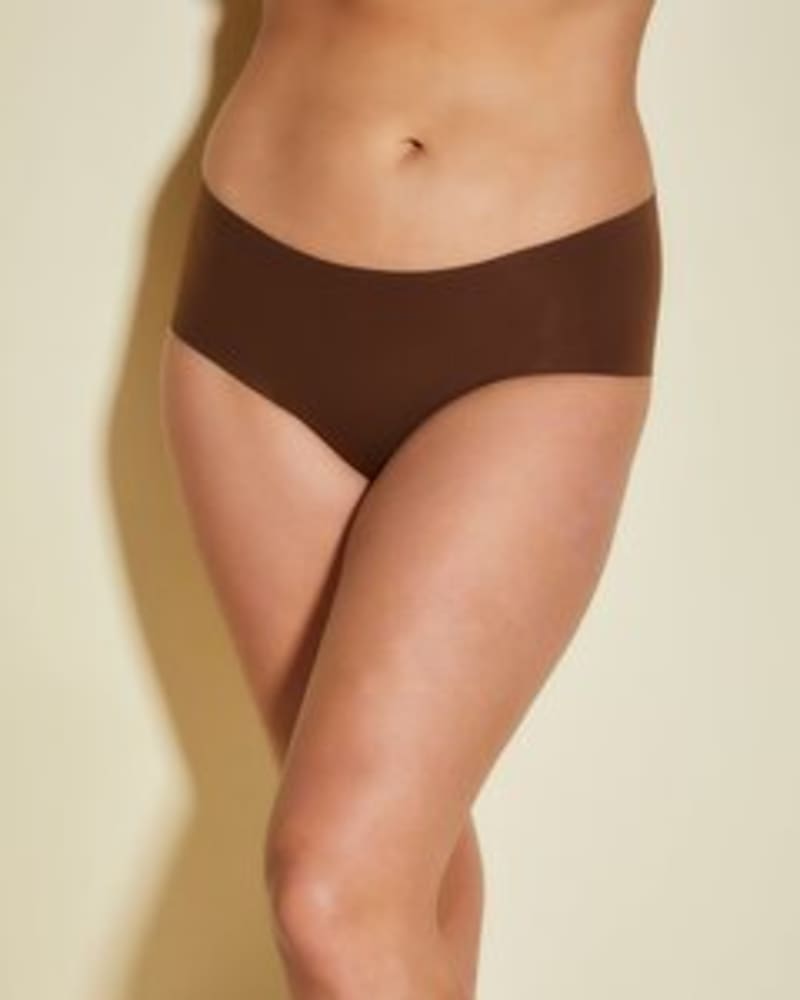 Front of a model wearing a size 1X Free Cut Mid-Rise Boyshort in Uno by Cosabella. | dia_product_style_image_id:253679